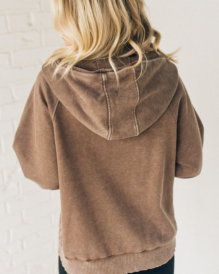 Mille™ | Fleece Hættetrøje med Lynlås