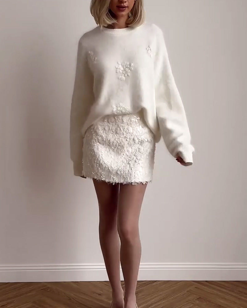 Mathilde™ | Elegant og Varm Strikket Tæppe