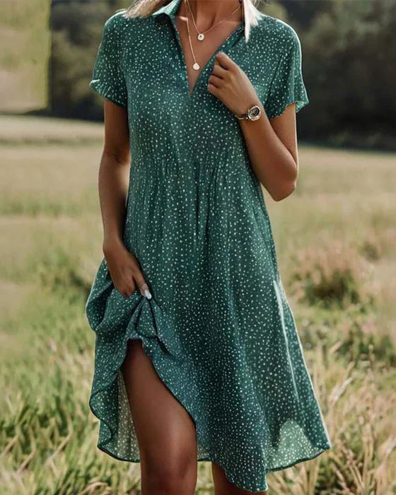 Hilda™ | Casual Blomstret Kravekjole