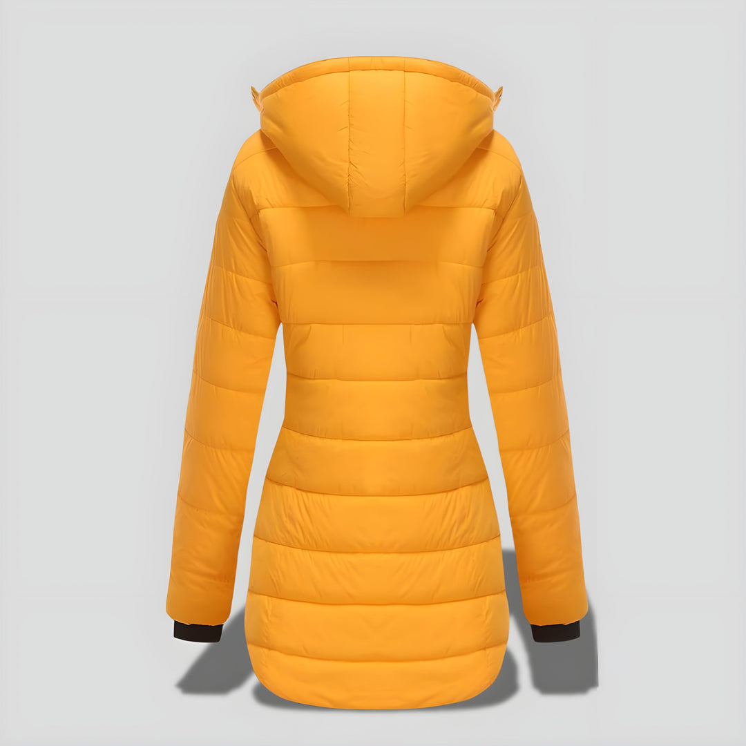 Rikke™ | Elegant Lang Varm Efterårs/Vinterfrakke