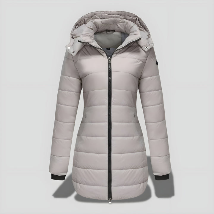 Rikke™ | Elegant Lang Varm Efterårs/Vinterfrakke