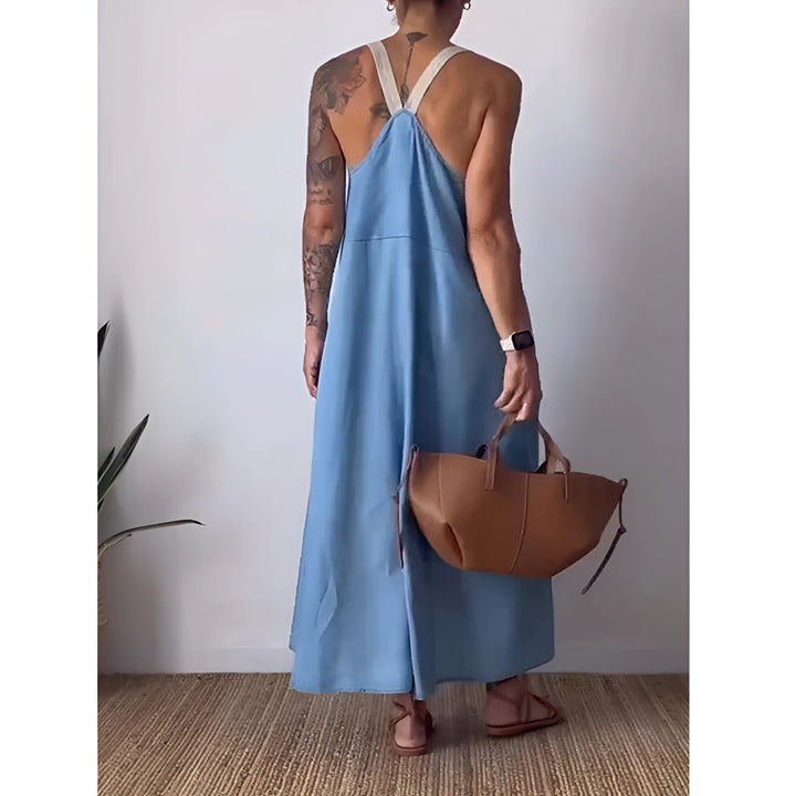 Alba™ | Casual Sommerkjole med Stropper og Lommer