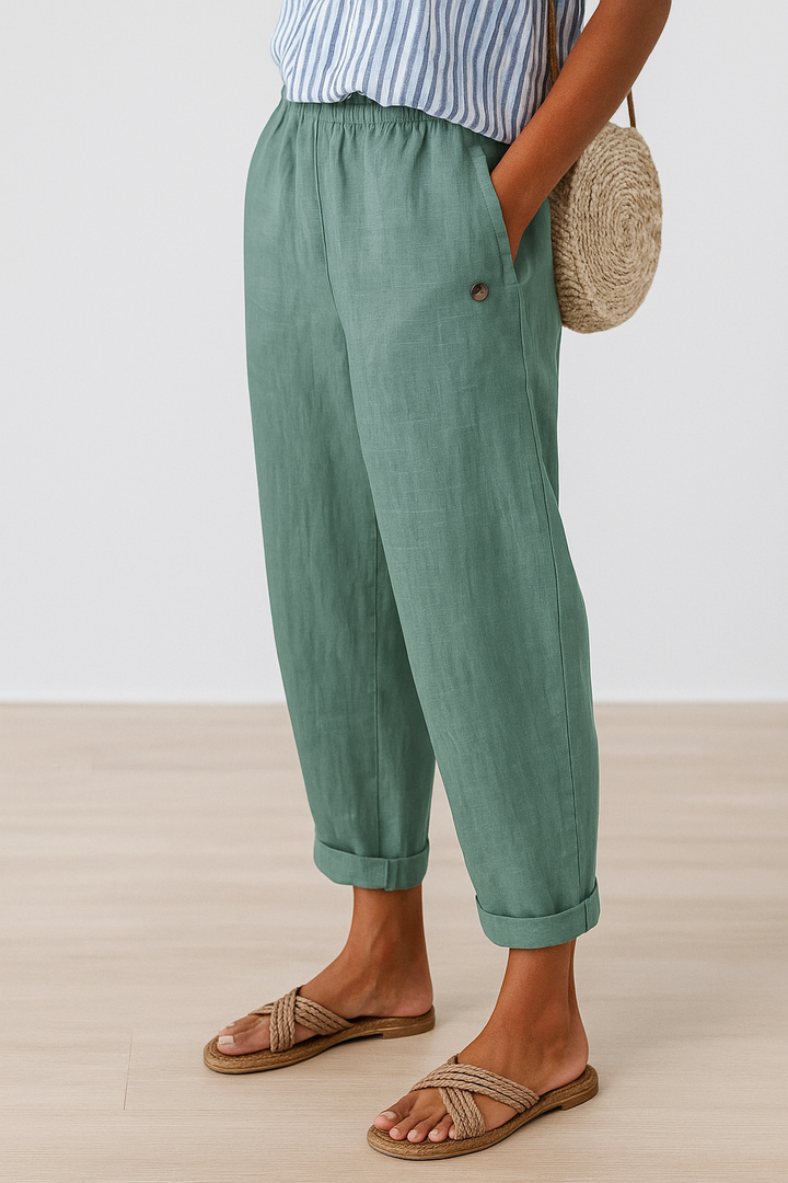 Aline™ | Stilfulde Bukser med Sidelommer