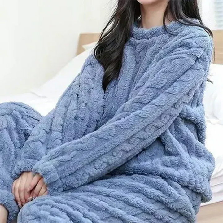 Anette™ | Dame fleece loungewear sæt