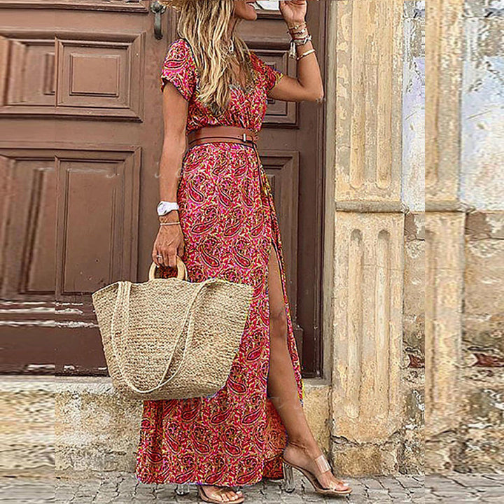 Bindi™ | Boho Maxikjole (Inkl. Gratis Bælte)