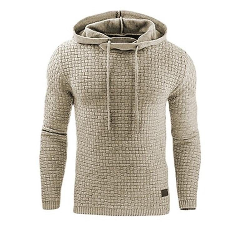Claus | Herre Hoodie med Struktur og Justerbar Hætte