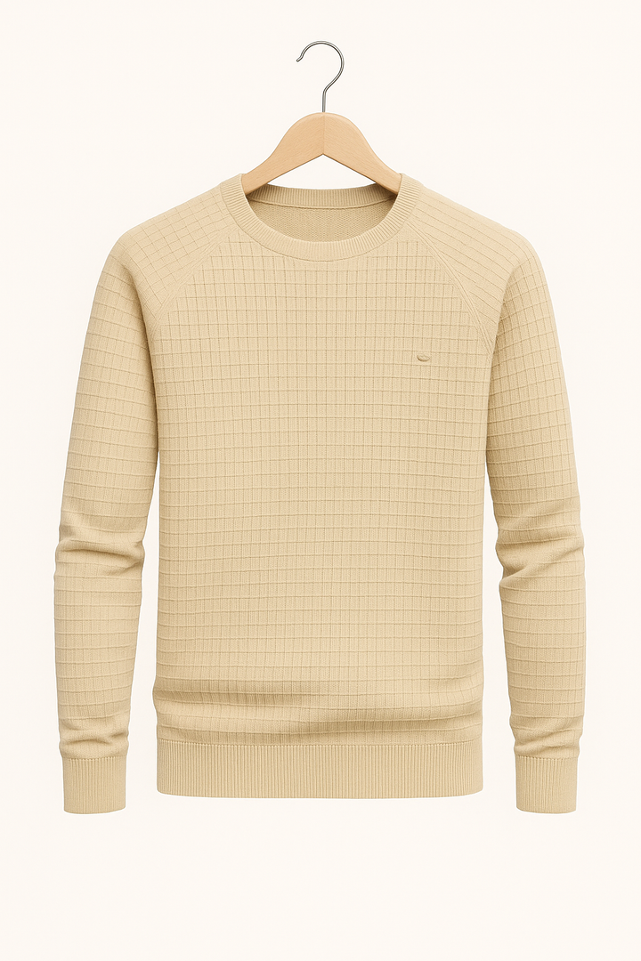Tom | Herre Tekstureret Crew Neck Sweater