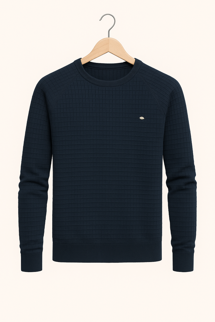Tom | Herre Tekstureret Crew Neck Sweater