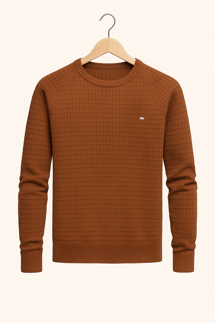 Tom | Herre Tekstureret Crew Neck Sweater