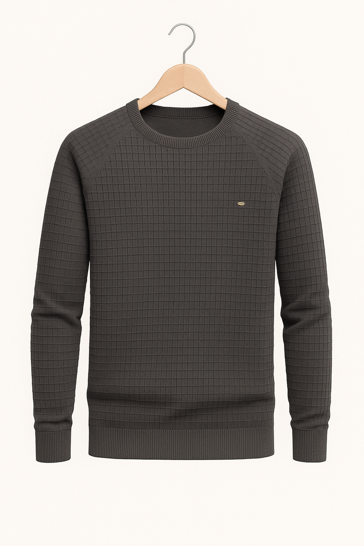 Tom | Herre Tekstureret Crew Neck Sweater