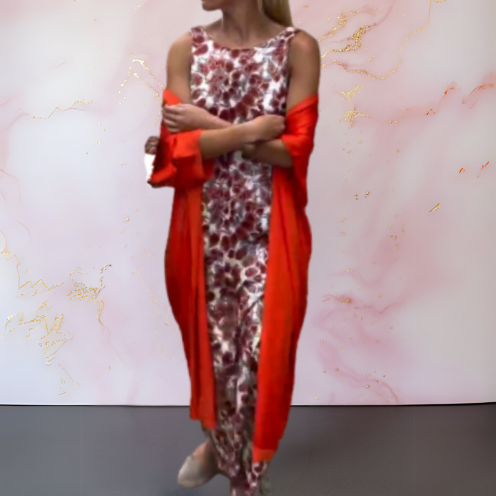 Yrsa™ | Elegant Kjole med Vest