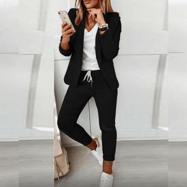 Lea™ | Dame casual blazer sæt
