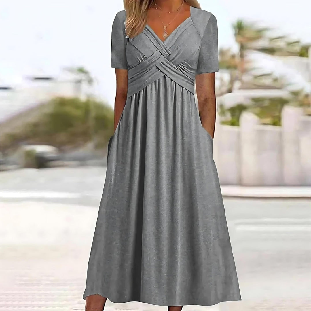Klara™ | Casual Midikjole