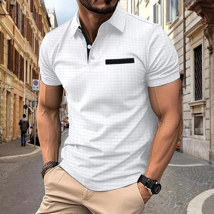 Arne™ - Struktureret poloshirt