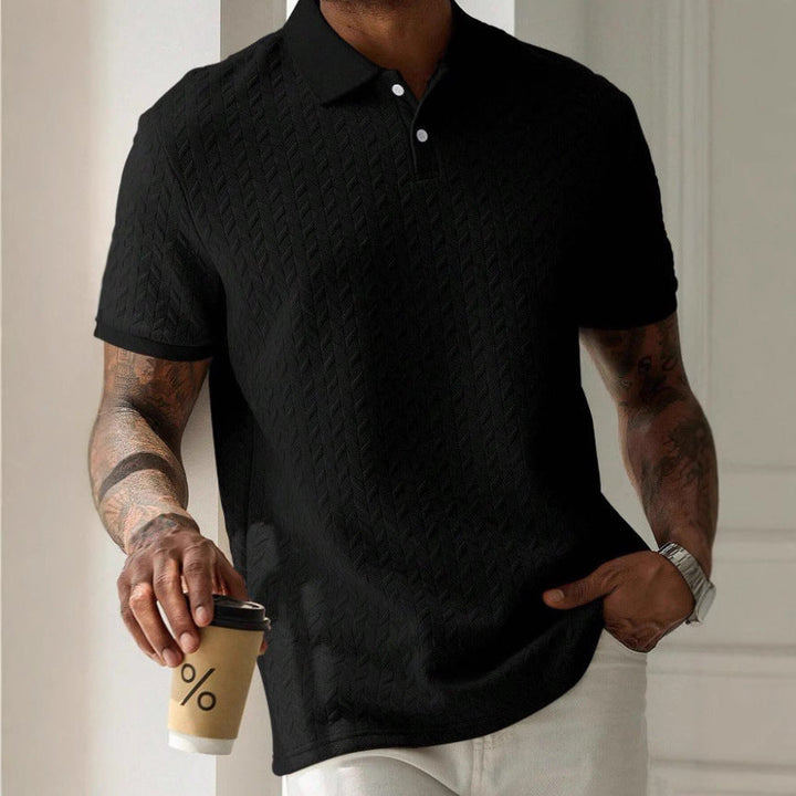 Esben™ - Struktureret poloshirt