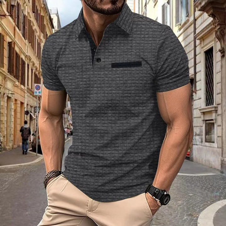 Arne™ - Struktureret poloshirt