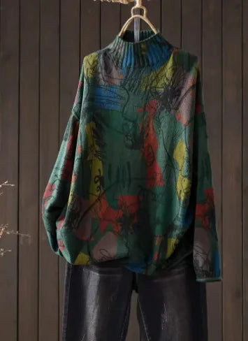 Hilda™ | Pullover Sweater med Høj Krave