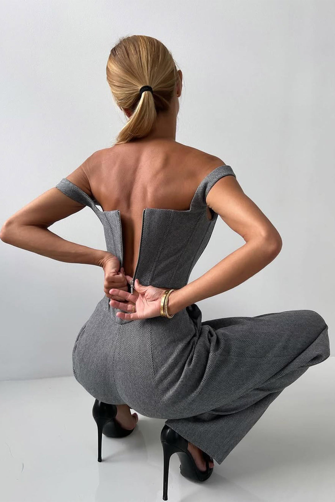 Dolce™ | Tredelt Sæt med Dobbelt Radet Blazer