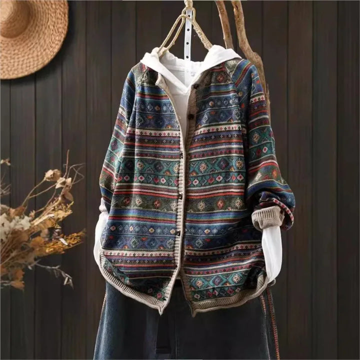 Milla™ | Mønstret Jacquard Strikket Løs Sweater