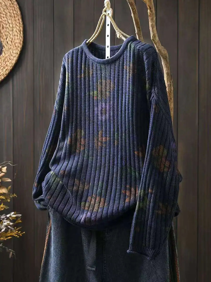 Mathilda™ | Rundhalset Langærmet Strikket Sweater