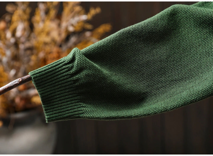 Josepha™ | Strikket Langærmet Cardigan med Knapper