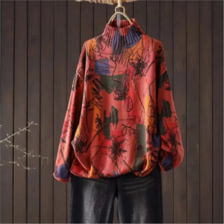 Hilda™ | Pullover Sweater med Høj Krave