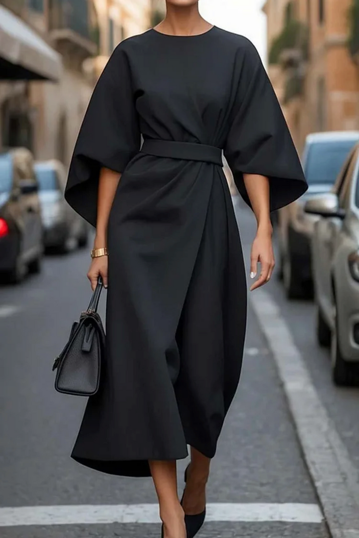 Ingrid™ | Elegant Kjole med Lanterneærmer