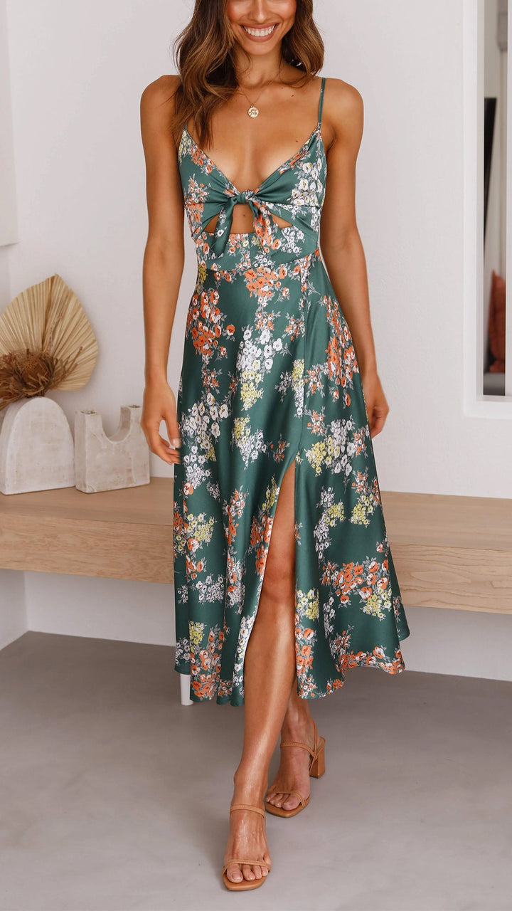 Gry™ | Satin Blomsterkjole