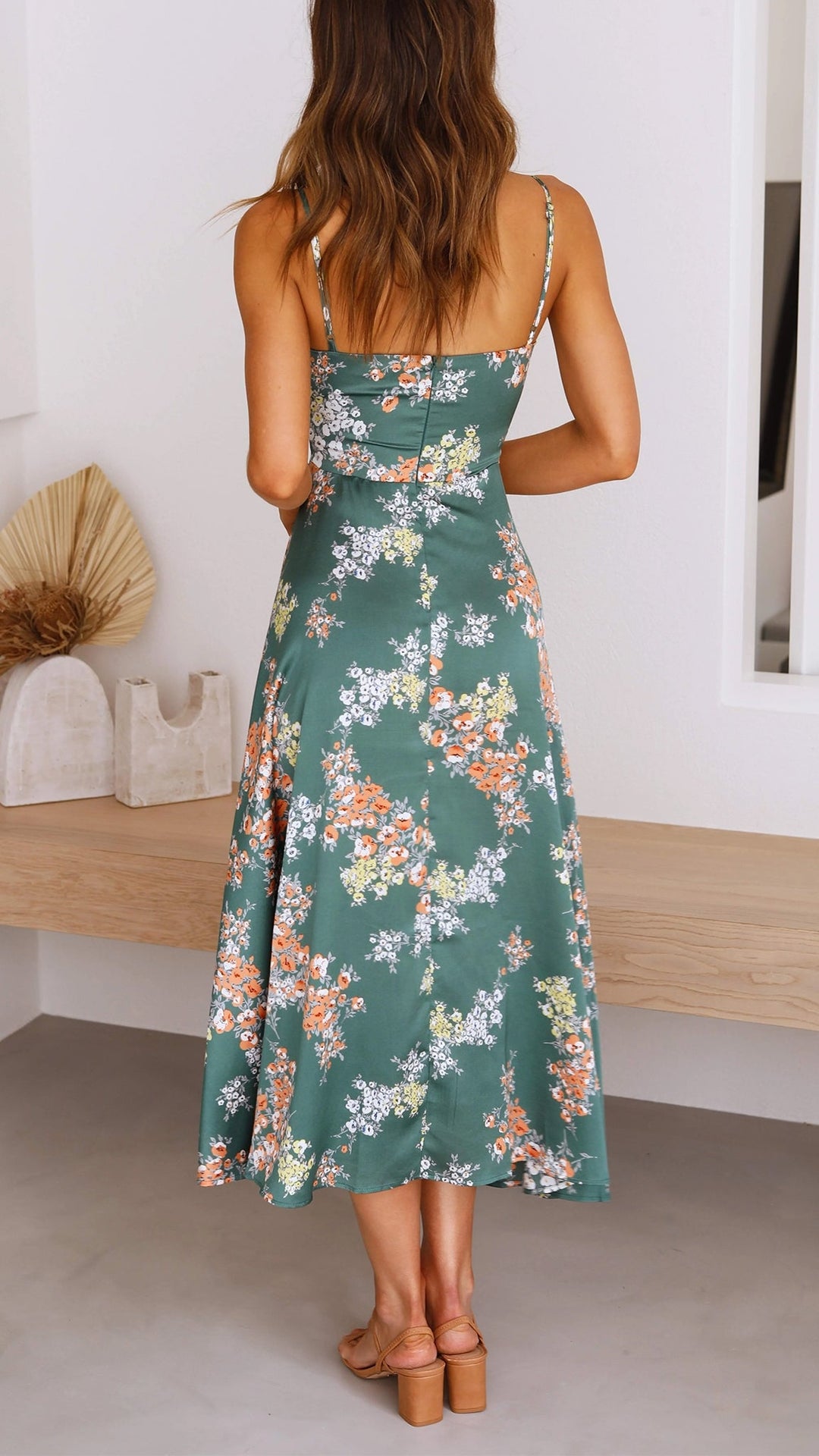 Gry™ | Satin Blomsterkjole