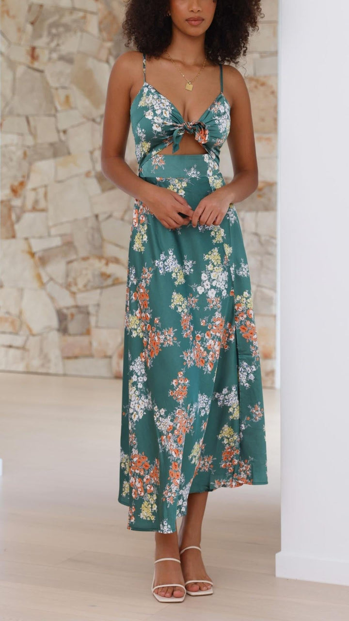Gry™ | Satin Blomsterkjole