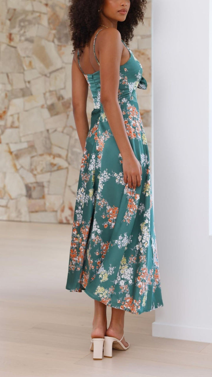 Gry™ | Satin Blomsterkjole