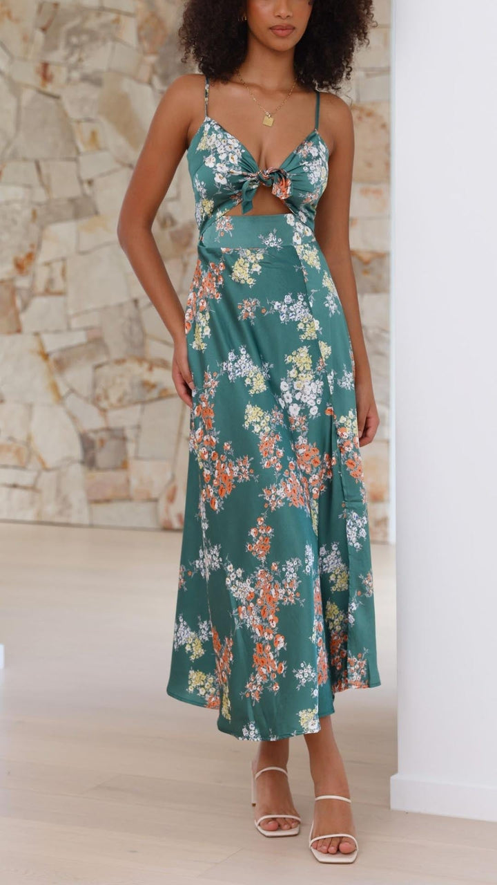 Gry™ | Satin Blomsterkjole