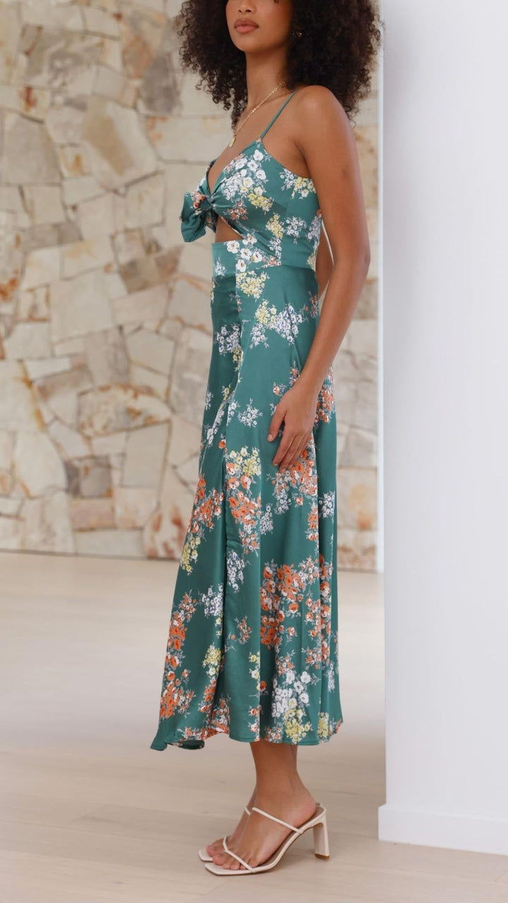 Gry™ | Satin Blomsterkjole