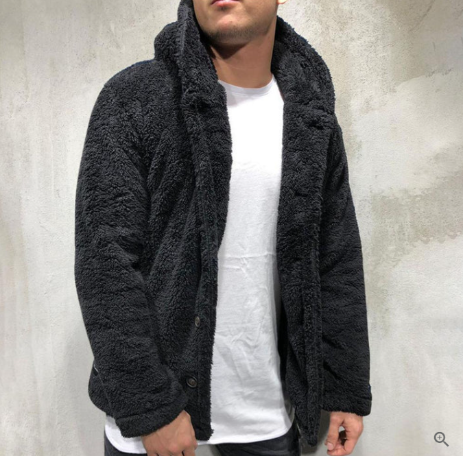 Vilhelm | Herre Soft Hoodie med Lommer