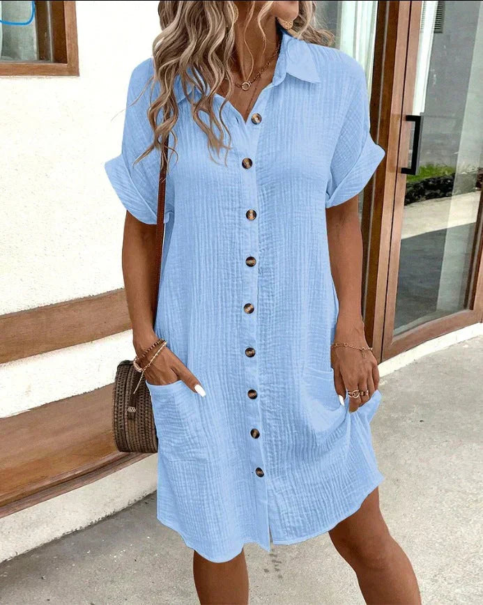 Agnes™ | Stilfuld Polo Kjole