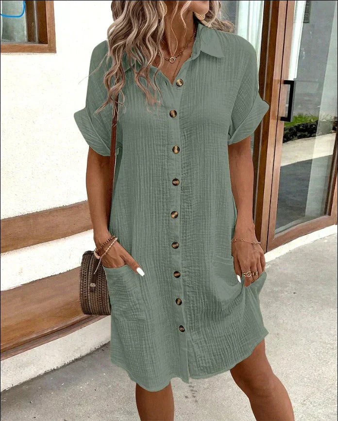 Agnes™ | Stilfuld Polo Kjole