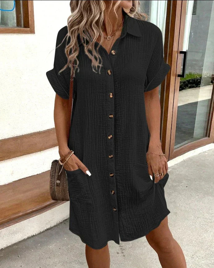 Agnes™ | Stilfuld Polo Kjole
