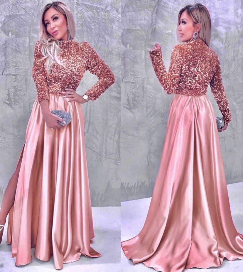 Karen™ | Glitrende Elegant Maxi Kjole