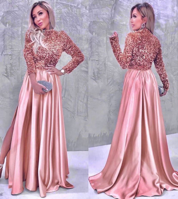 Karen™ | Glitrende Elegant Maxi Kjole