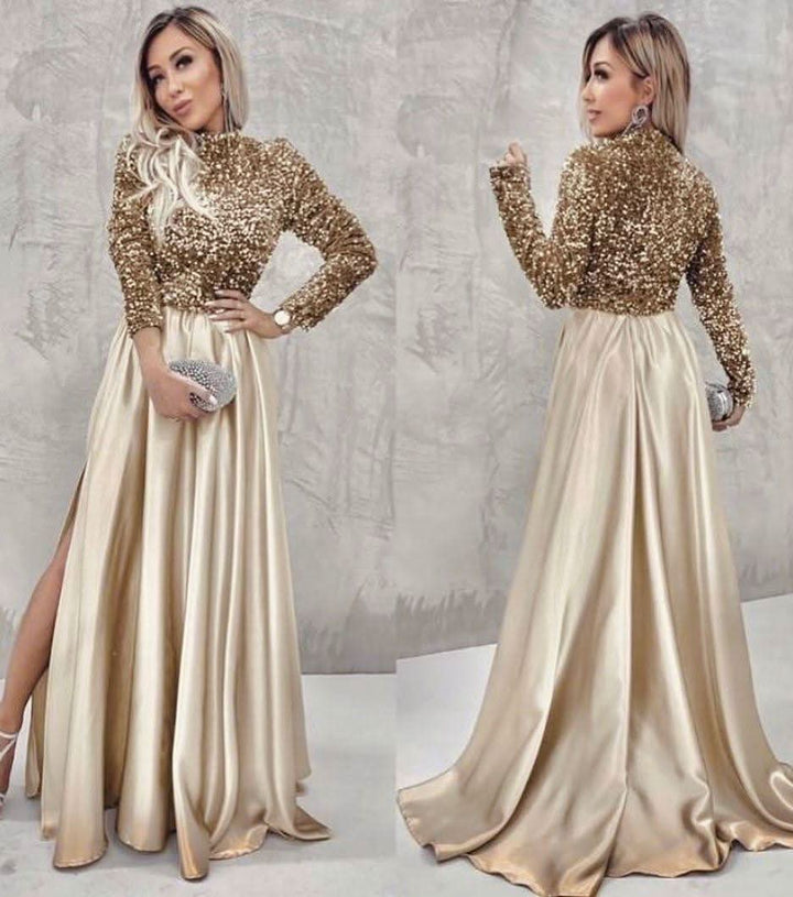 Karen™ | Glitrende Elegant Maxi Kjole