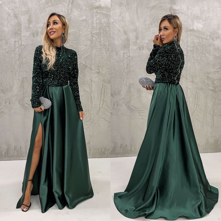 Karen™ | Glitrende Elegant Maxi Kjole