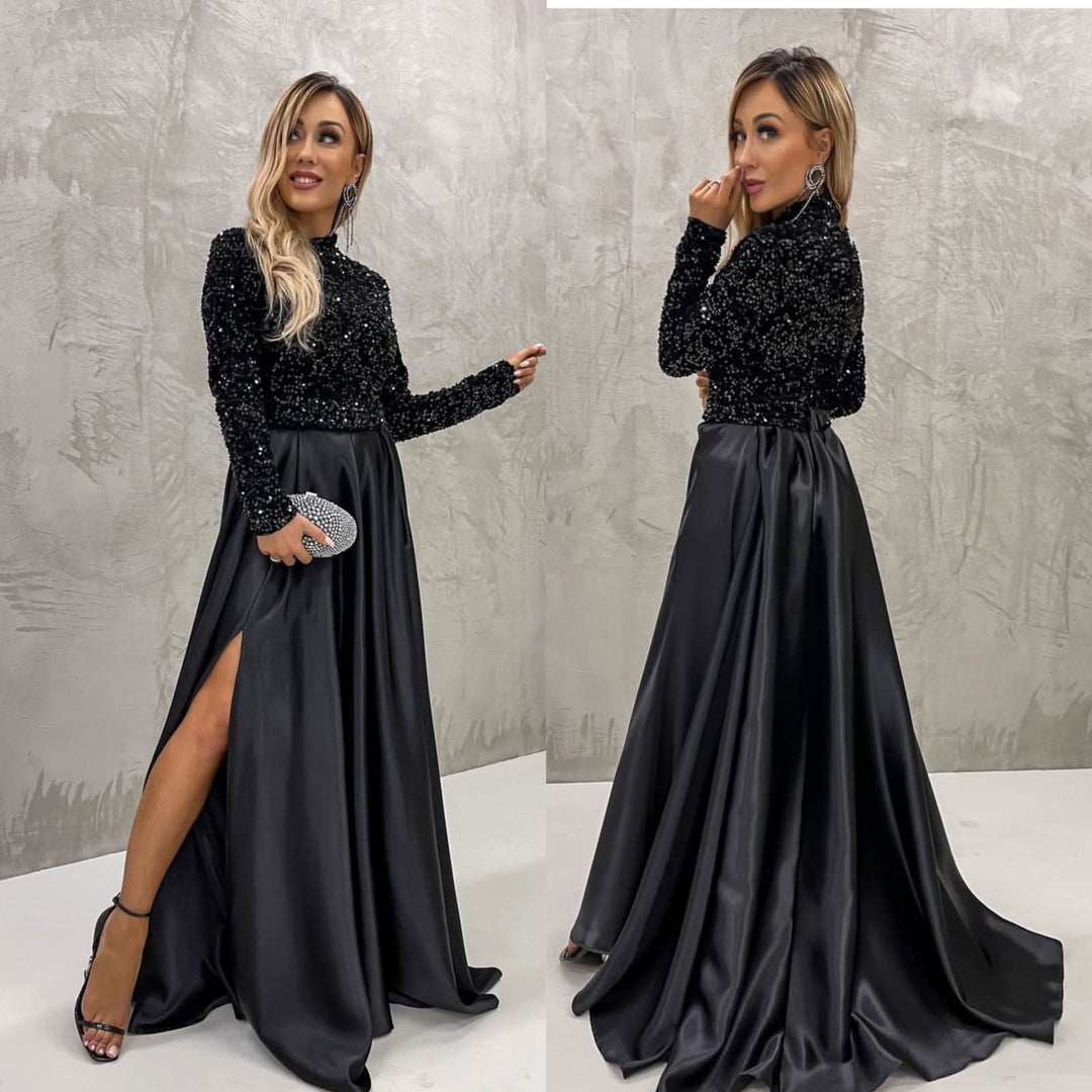 Karen™ | Glitrende Elegant Maxi Kjole
