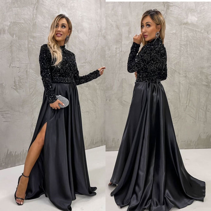 Karen™ | Glitrende Elegant Maxi Kjole