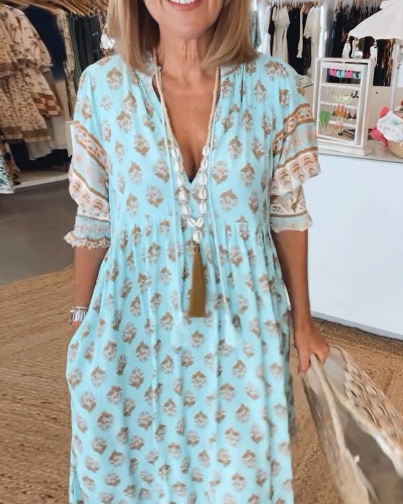 Aurelia™ | Stilfuld Boho Kjole