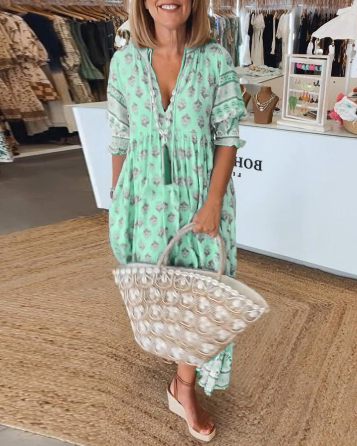 Aurelia™ | Stilfuld Boho Kjole