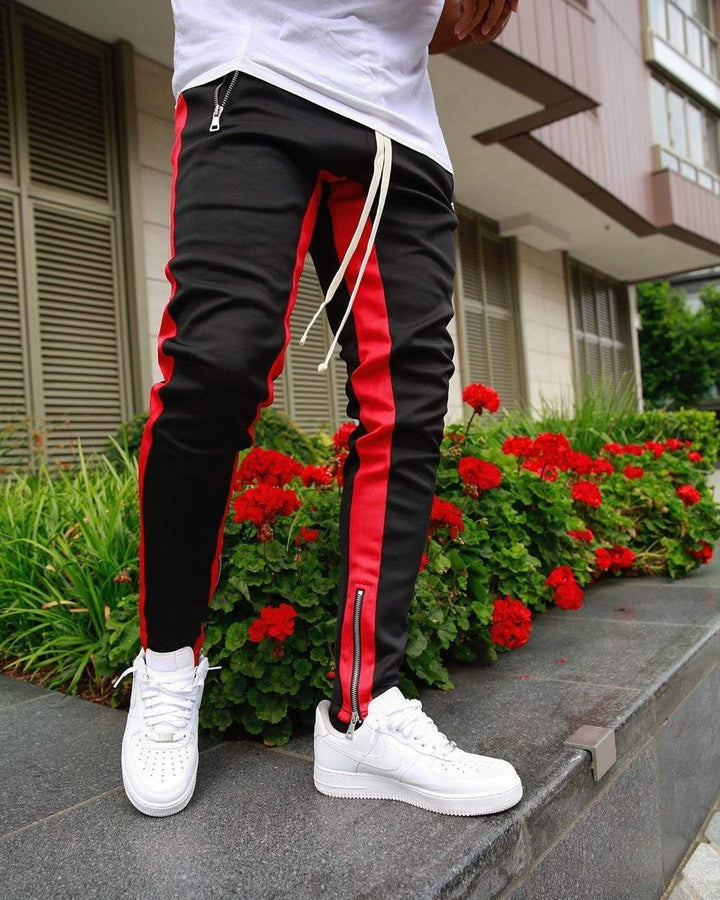 Alexander | Herre Sporty Joggerbukser Med Sidestriber