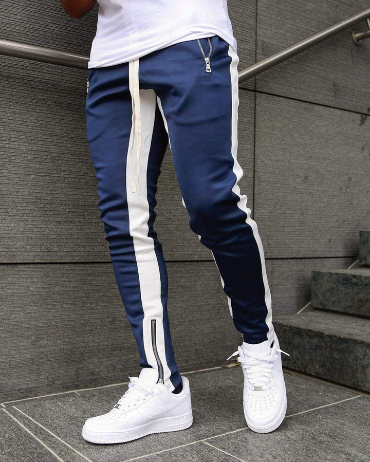 Alexander | Herre Sporty Joggerbukser Med Sidestriber