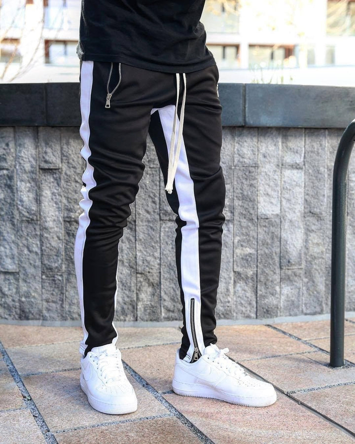 Alexander | Herre Sporty Joggerbukser Med Sidestriber