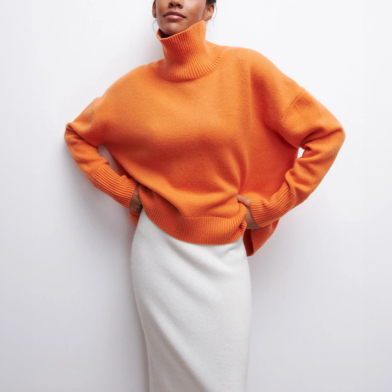 Sofie™ | Elegant Strikket Cardigan med Bløde Lommer