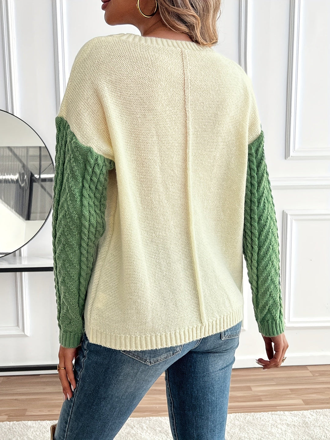 Sofie™ | Elegant To-farvet Turtleneck Sweater